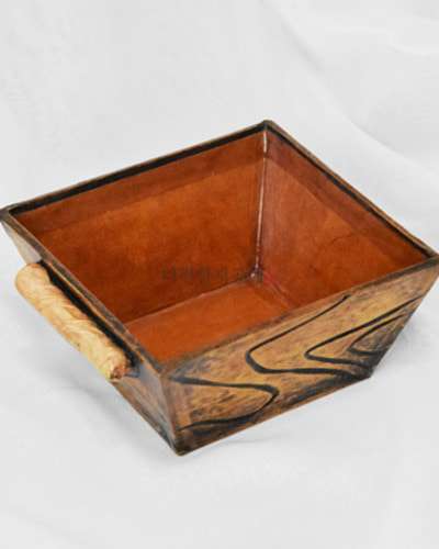 Wood Grain Mini Basket