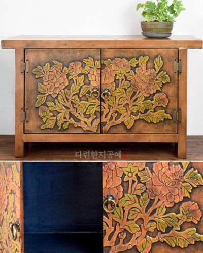 Peony Flower Hair Ornament Chest