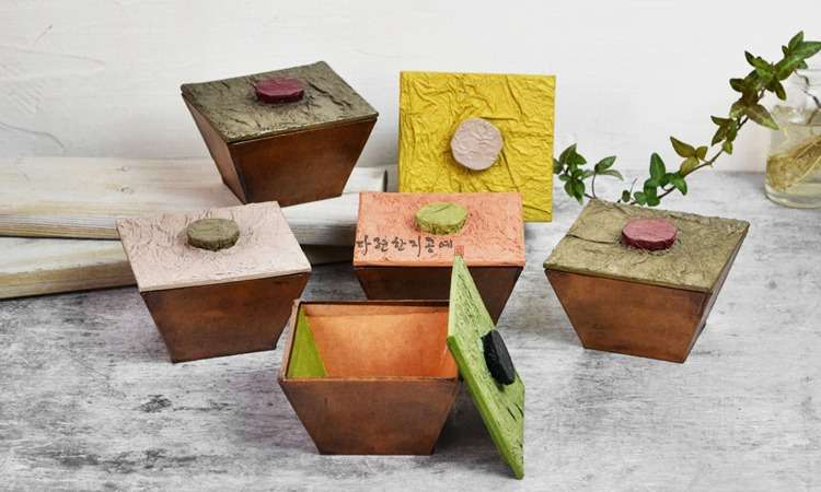 Joomchi Hanji Mini Square Box