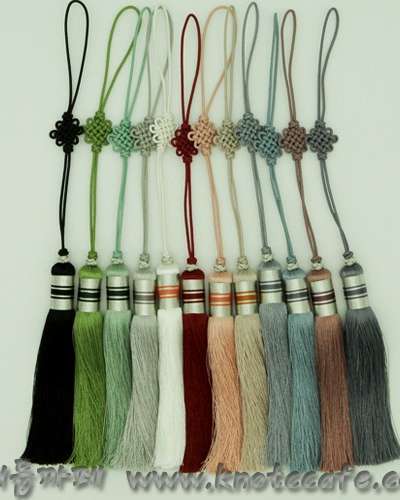 Hanbok Norigae Chrysanthemum Tassel Ornament
