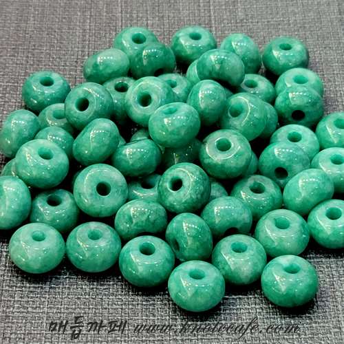 Hanbok Accessory Jade Raw Stone - Emerald Color