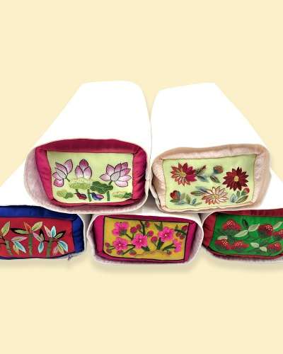Embroidered Buckwheat Pillow (Medium)