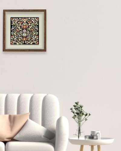 Auspicious Pattern Embroidered Frame 03 (Medium)