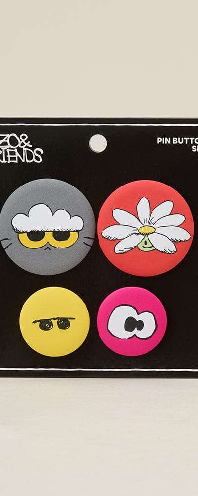 ZO&FRIENDS ZOA LUCKY SHOP ピンバッジセット