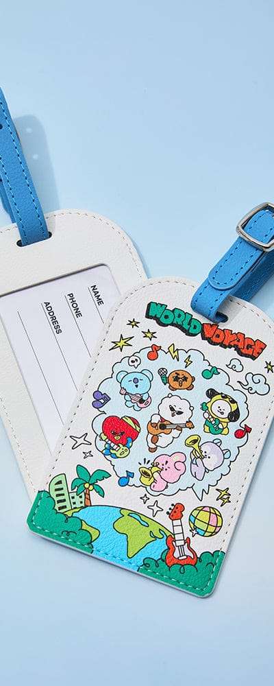 BT21 WORLD VOYAGE ラゲッジタグ