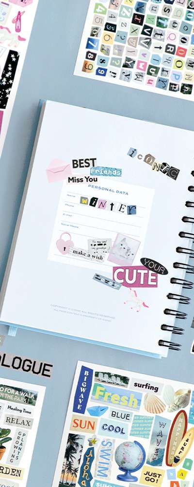 Magazine Collage Sticker Pack