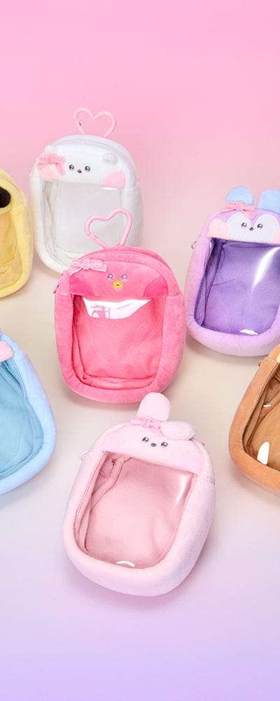 BT21 ミニニ リボンド ユー透明バッグチャーム ポーチ