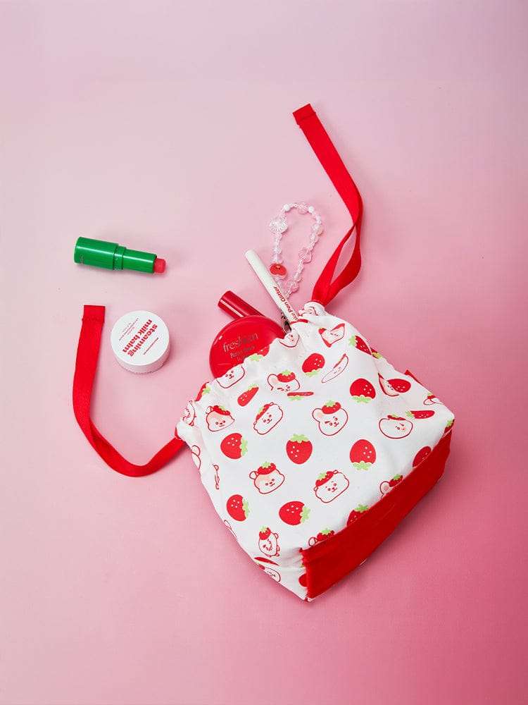 BT21 Strawberry Party String Pouch