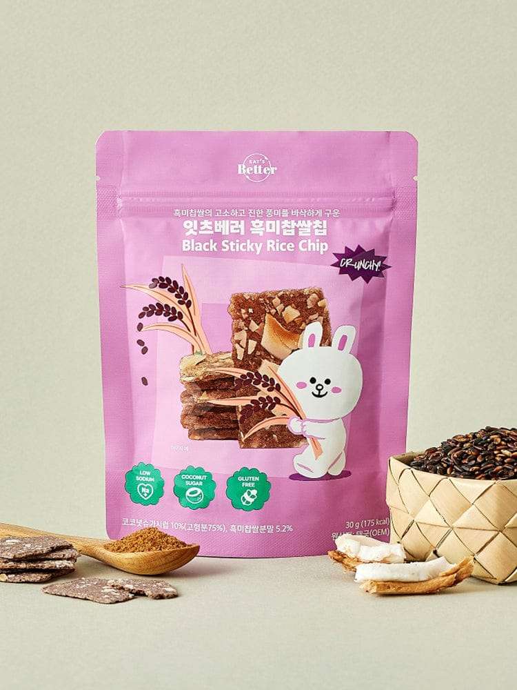 LINE Friends Black Rice Glutinous Rice Chips