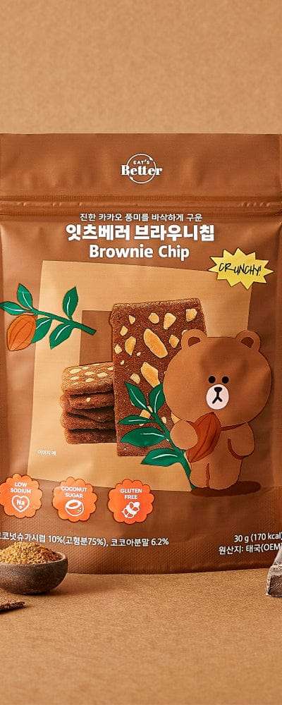 LINE FRIENDS ブラウニ チップ