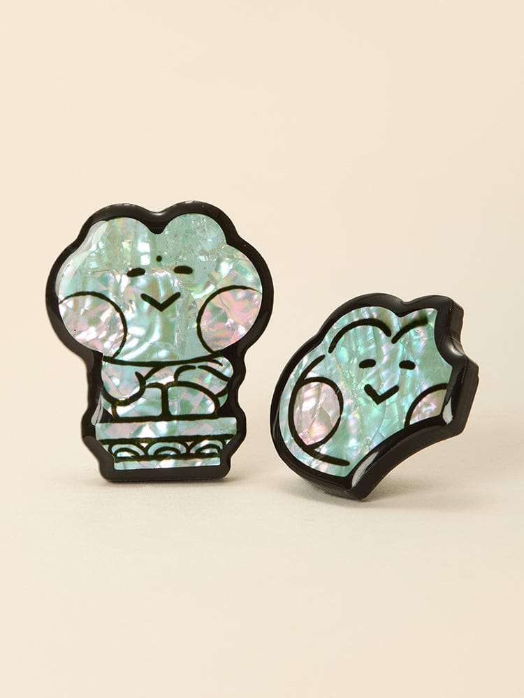 Line Friends Minini Lenini K-Souvenir Mother-of-Pearl Magnet Set