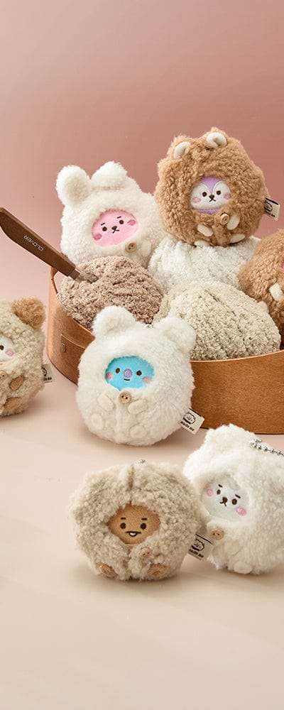 BT21 ぬいぐるみキーリング MADE BY RJ