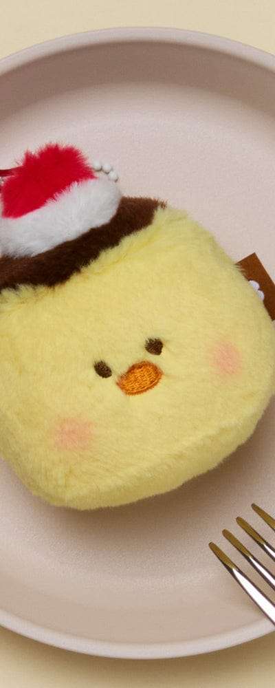 ラインフレンズ ミニニ デザートカフェ サリーニ プディング ぬいぐるみ キーリング