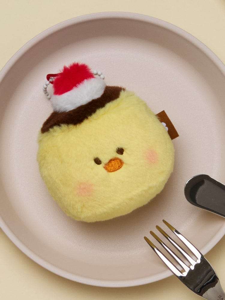 LINE FRIENDS Minini Dessert Cafe Sally Pudding Plush Keyring