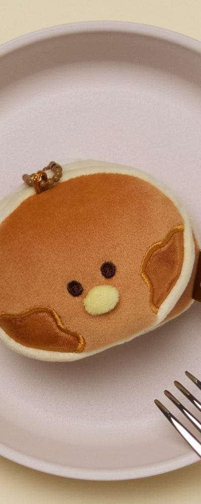 ラインフレンズ ミニニ デザートカフェ サリーニ パンケーキ ぬいぐるみ キーリング