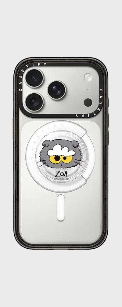 ZO&FRIENDS X CASETiFY ZOA Snappy グリップホルダー (クリア)