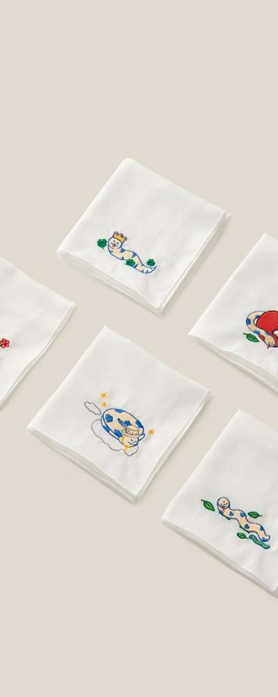 2025 Year of the Snake Gauze Hand Towel 5 Types (Single Item)