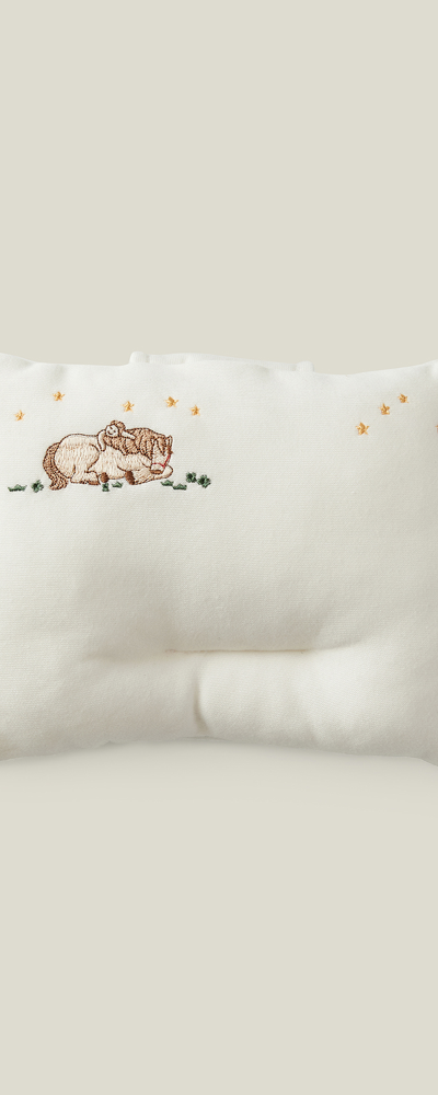 2026 Year of the Horse Embroidered Baby Pillow