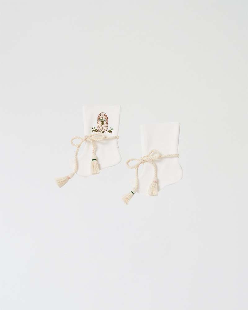[SALE] Rabbit Embroidery Baby Beoseon