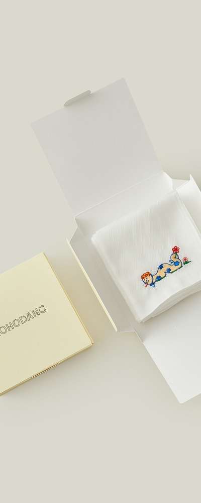 2025 Year of the Snake Gauze Handkerchief 5-Piece Set