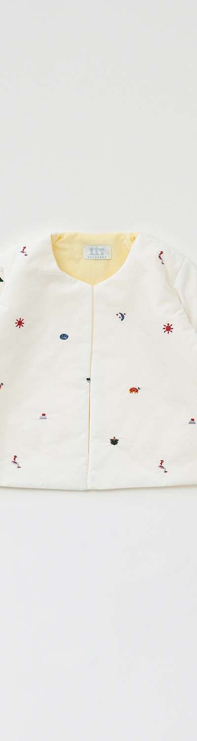 Ten Symbols of Longevity Yellow Magoja Jacket S