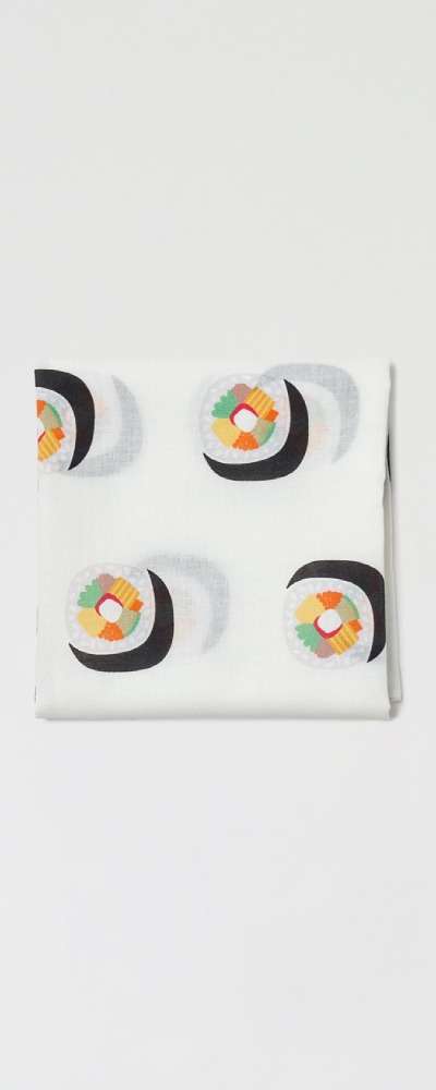 Vintage Kimbap Handkerchief