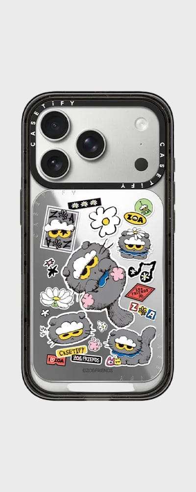 ZO&FRIENDS X CASETiFY ZOA ステッカー カードホルダー スタンド (ミラー)
