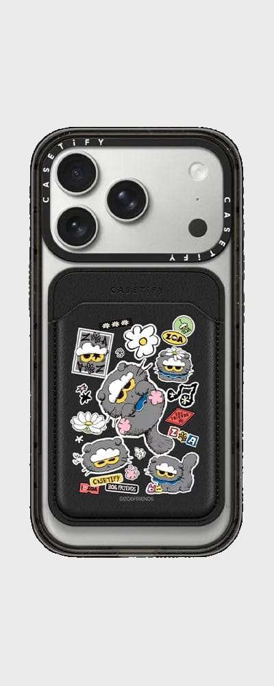 ZO&FRIENDS X CASETiFY ZOA Snappy MagSafe ウォレット(ブラック)