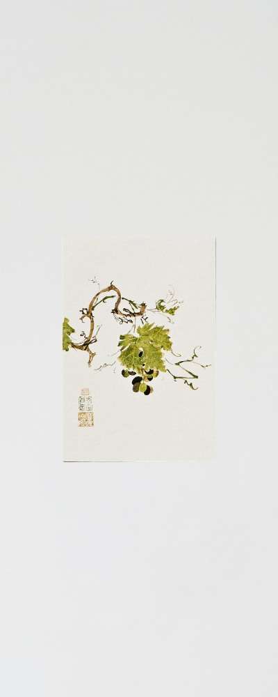 Minhwa Postcard (Grape)