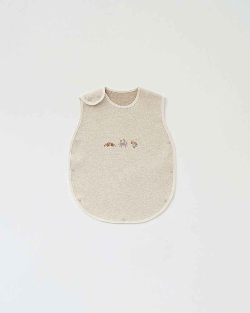 Fish and Crab Illustrated Infant Sleep Vest