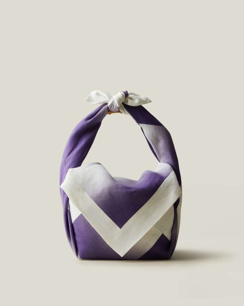 Wrapping Cloth Tag Ramie Pojagi Basket