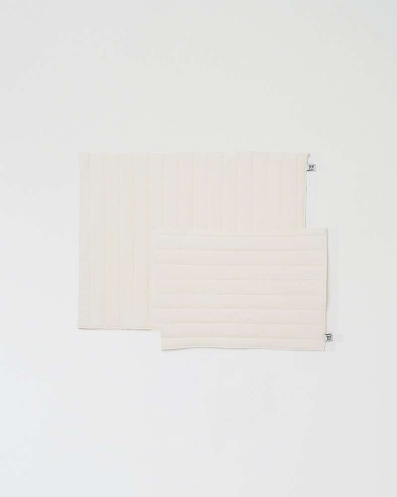 Reinforced Linen Quilted Mat Set of 2 Types