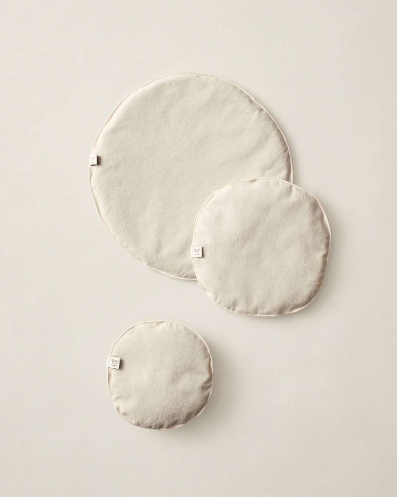 Buckwheat Mat Round 3-Piece Set