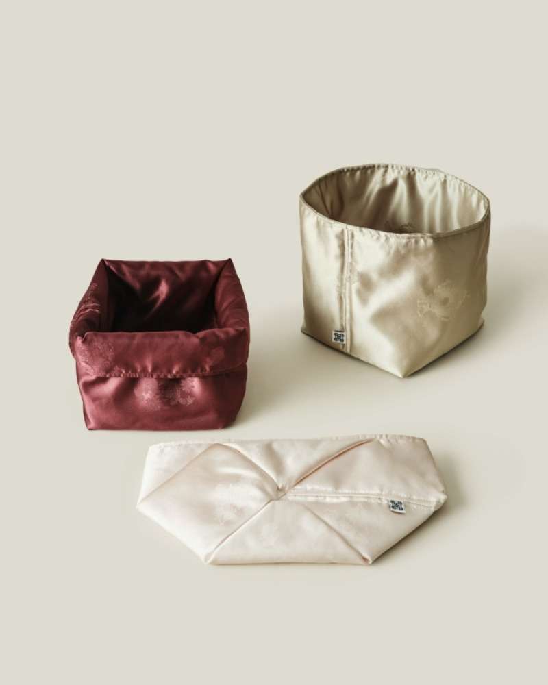 Silk Quilted Basket 3-Piece Set