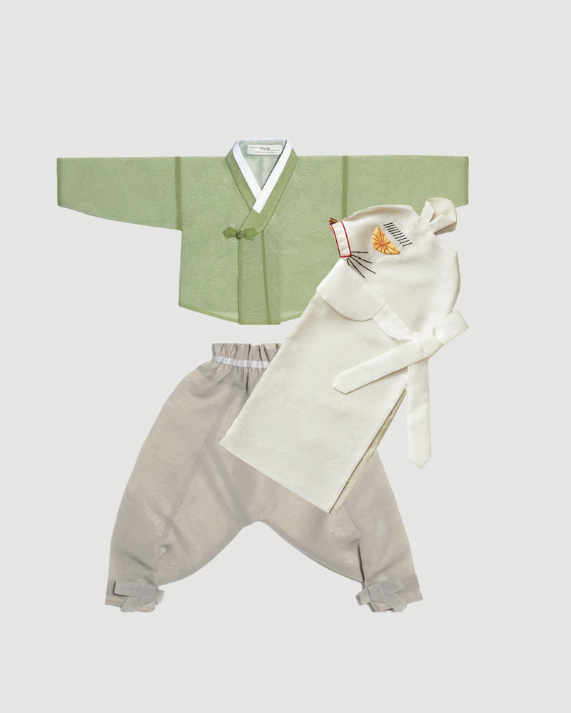 [Best Combination] Boys' Hanbok Autumn Mute Tones