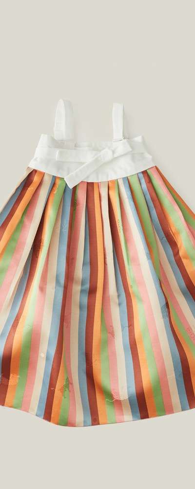 [10 days to produce] Girls' Hanbok Yangdan Saekdong Skirt