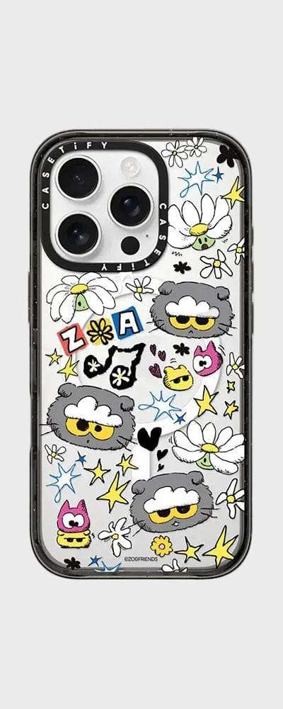 ZO&FRIENDS X CASETiFY ステッカーケース (iPhone 16 Pro)