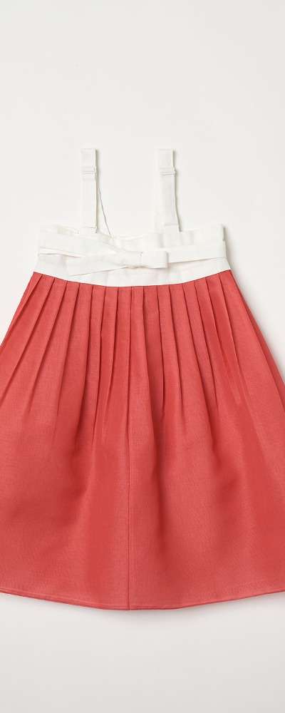 [10 Days to Ship] Girls' Hanbok Ramie Skirt - 5 Colors