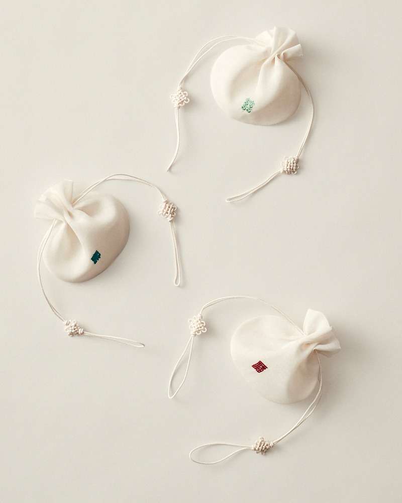 [Includes Hisoobok Tag] Hisoobok Drawstring Pouch 3-Piece Set