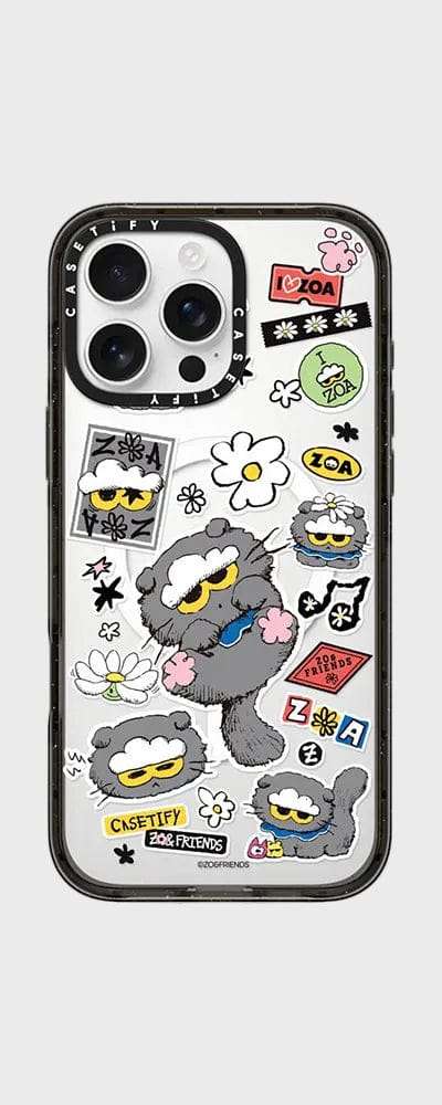 ZO&FRIENDS X CASETiFY ZOA ステッカーケース (iPhone 16 Pro Max)