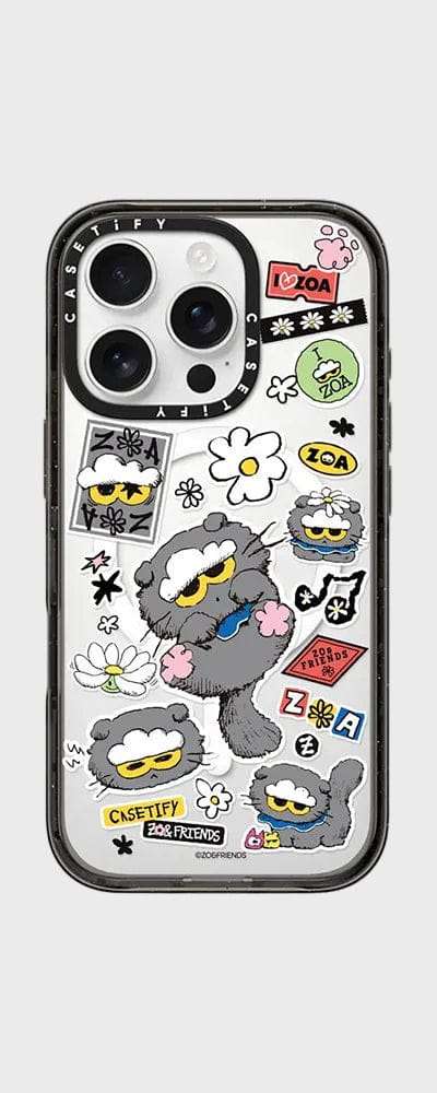 ZO&FRIENDS X CASETiFY ZOA ステッカーケース (iPhone 16 Pro)
