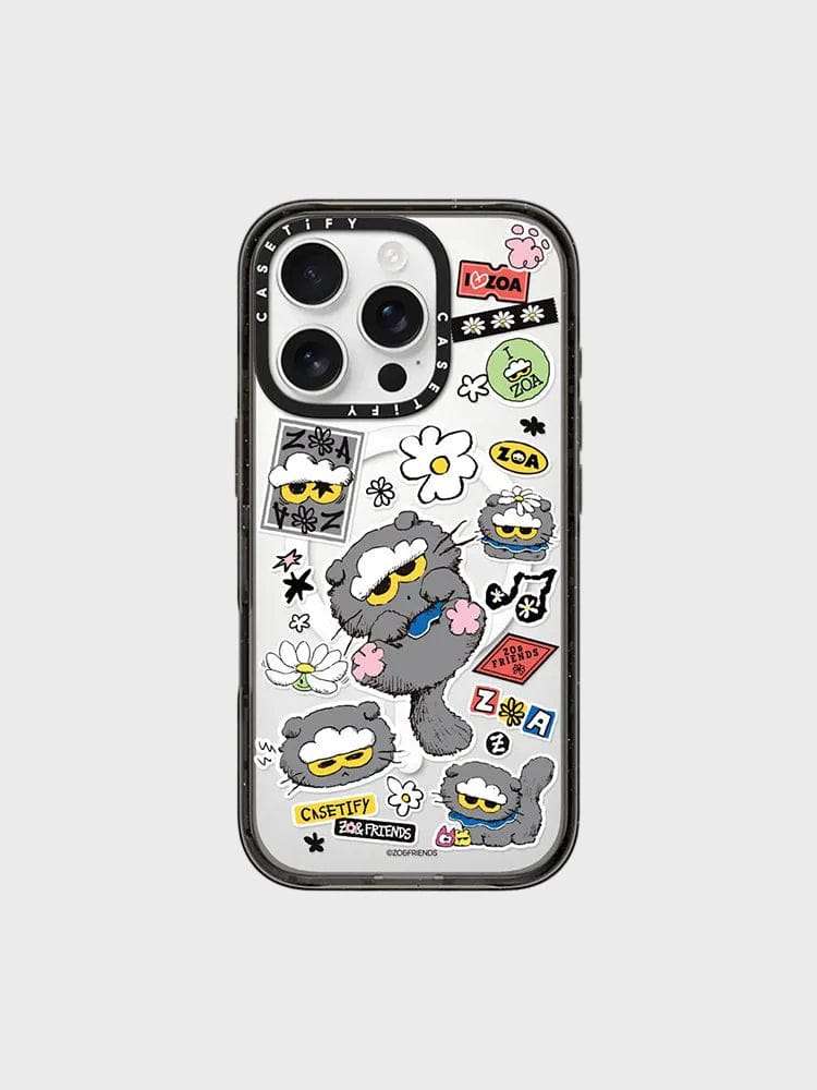 ZO&FRIENDS X CASETiFY ZOA Sticker Case (iPhone 16 Pro)