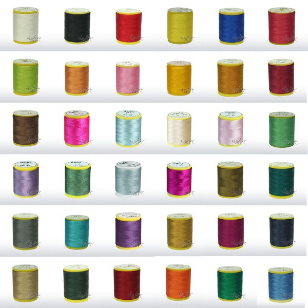 Silk Thread 41 Colors 300m - Silk Embroidery Thread, Sewing Thread