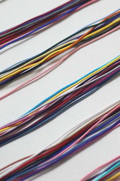 Twisted Cord - Kkon Sesa 10m Bundle [Traditional Korean Needlework, Traditional Knot, Rayon Thread, Knotting Cord]