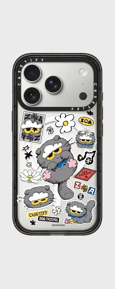ZO&FRIENDS X CASETiFY ZOA ステッカーケース (iPhone 17 Pro)