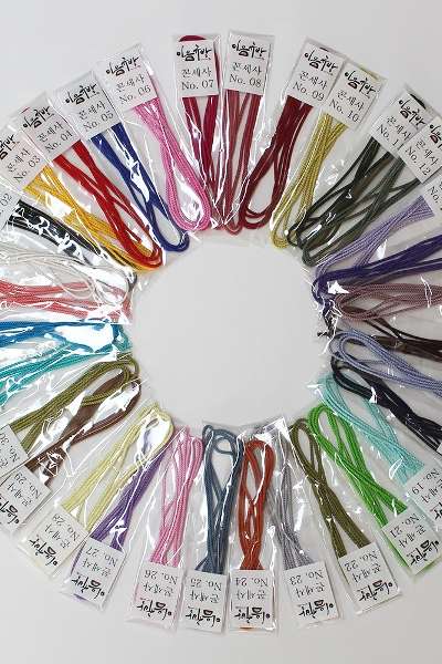 Twisted Cord - Knotted String / 33 Colors, 1 Roll (90cm)