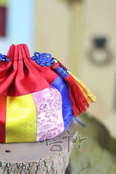 Saekdong Durujumoni - Red (Saekdong Dyeing Pouch) [Gyubang Craft, DIY Package]