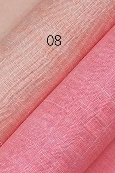 Ramie Fabric (Pale Apricot, Apricot) [Traditional Korean Needlework Material, Fabric, Korean Ramie, Hanbok Fabric, Pojagi]