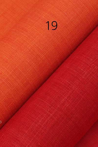 Mosi Linen Fabric (Orange, Red) [Gyubang Craft Material, Traditional Korean Linen, Hanbok Fabric, Jogakbo]
