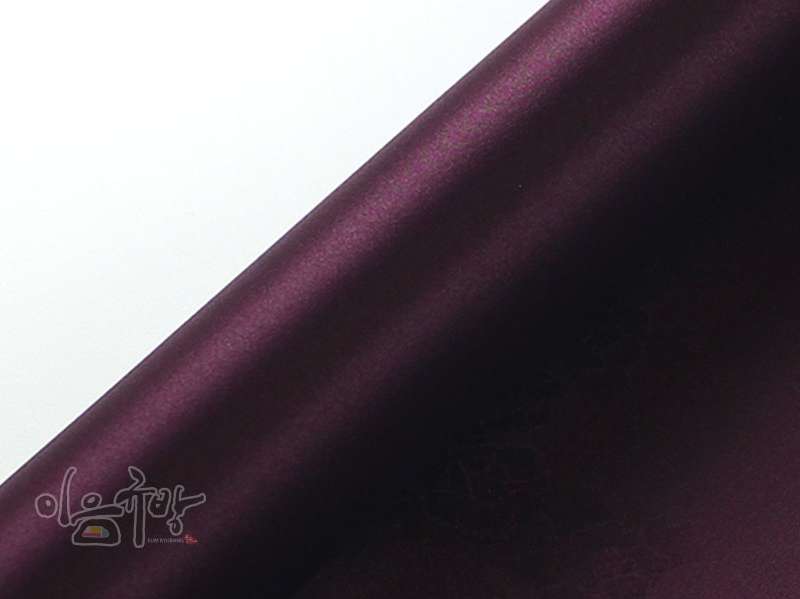Small Flower Pattern Silk Damask 09 (Deep Plum) [Gyubang Craft Material, Real Silk, Silk Fabric, Yangdan, Korean Traditional Dress Fabric]